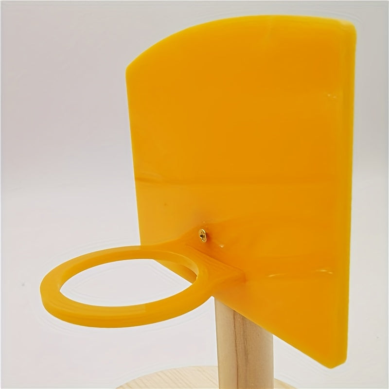 Parrot Mini Basketball Toy Set Educational Training Stand Perch