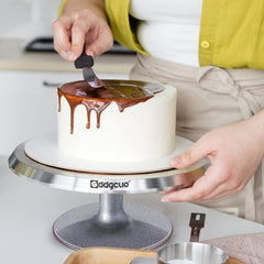 12 Inch Aluminum Revolving Cake Decorating Stand