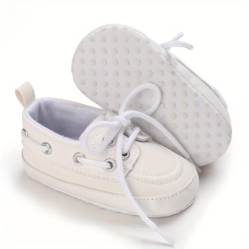 Baby Boys Lace Up Sneakers Lightweight Non Slip Shoes