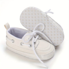 Baby Boys Lace Up Sneakers Lightweight Non Slip Shoes