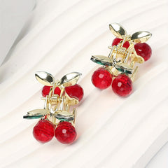 2pcs Sweet Cherry Hair Clips for Girls