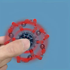 Fingertip Mechanical Gyroscope Deformation Chain DIY Toy