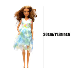 Princess Doll Dress Up Costume Clothes for Girls Birthday