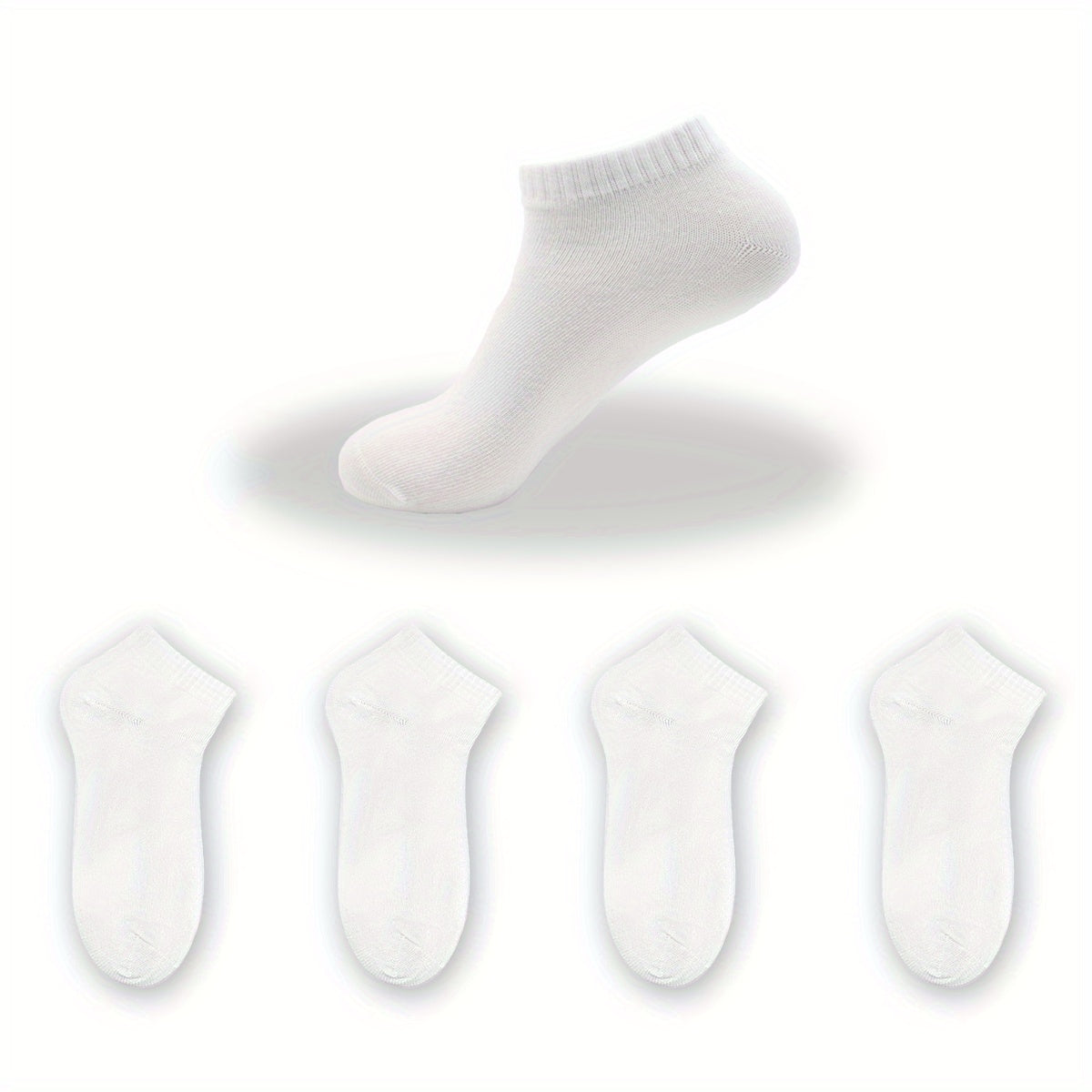 10 Pairs Kids Cotton Ankle Socks for Spring/Autumn Boys Girls 3-15 Years