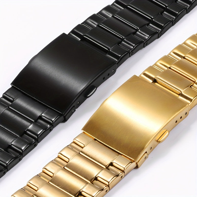 26mm Stainless Steel Watch Band Metal Bracelet Folding Clasp
