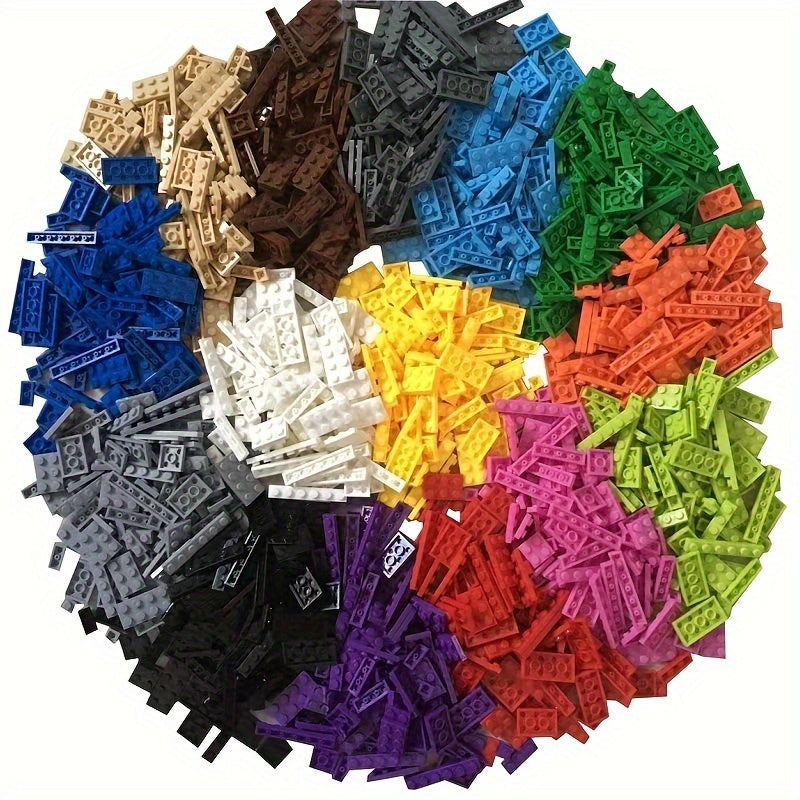100pcs Assorted Colors Small Brick Building Blocks Set