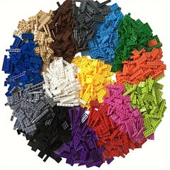 100pcs Assorted Colors Small Brick Building Blocks Set
