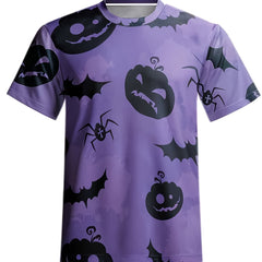 Men's 3D Halloween Graphic T-shirt Quick Dry Tee