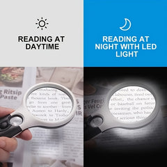 HD Magnifying Glass For Elderly Reading Scientific Observation Jewelry Appraisal