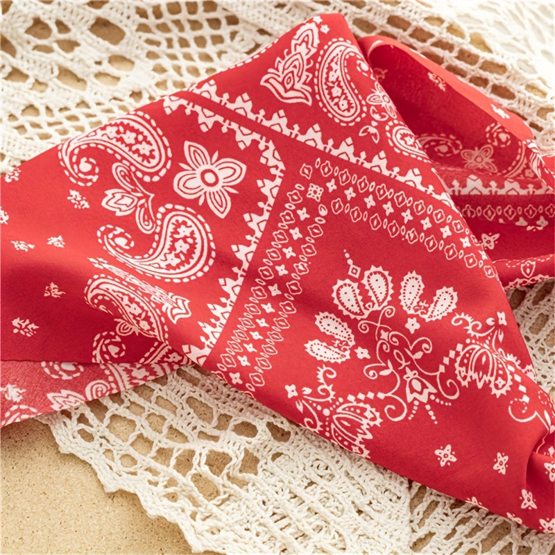 Boho Floral Bandana Headband for Kids