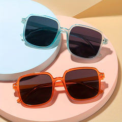 Kids Square Frame Sunglasses for Outdoor Traveling