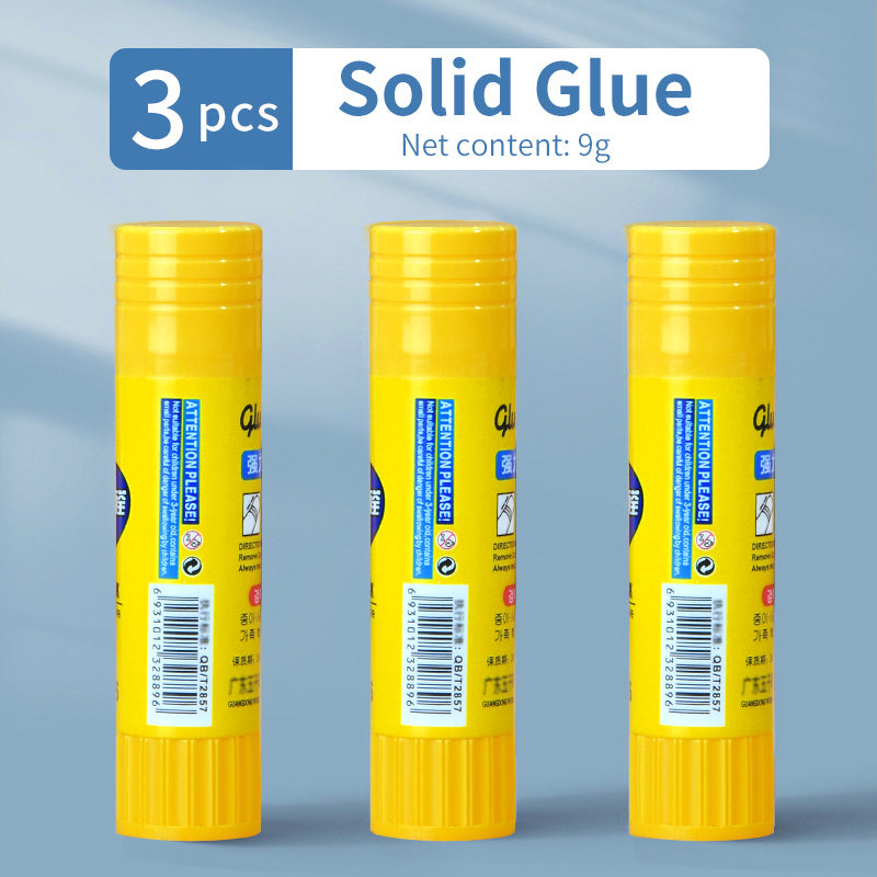 6pcs 1.26oz Colorless Glue Stick Washable Safe School Supplies