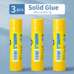 6pcs 1.26oz Colorless Glue Stick Washable Safe School Supplies