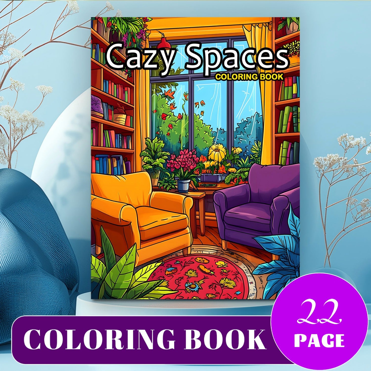 Beauty Supply Coloring Book Watercolor Paper Cozy Coloring