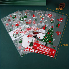 50pcs Christmas Party Candy Bags with 1 Pack Of Ties