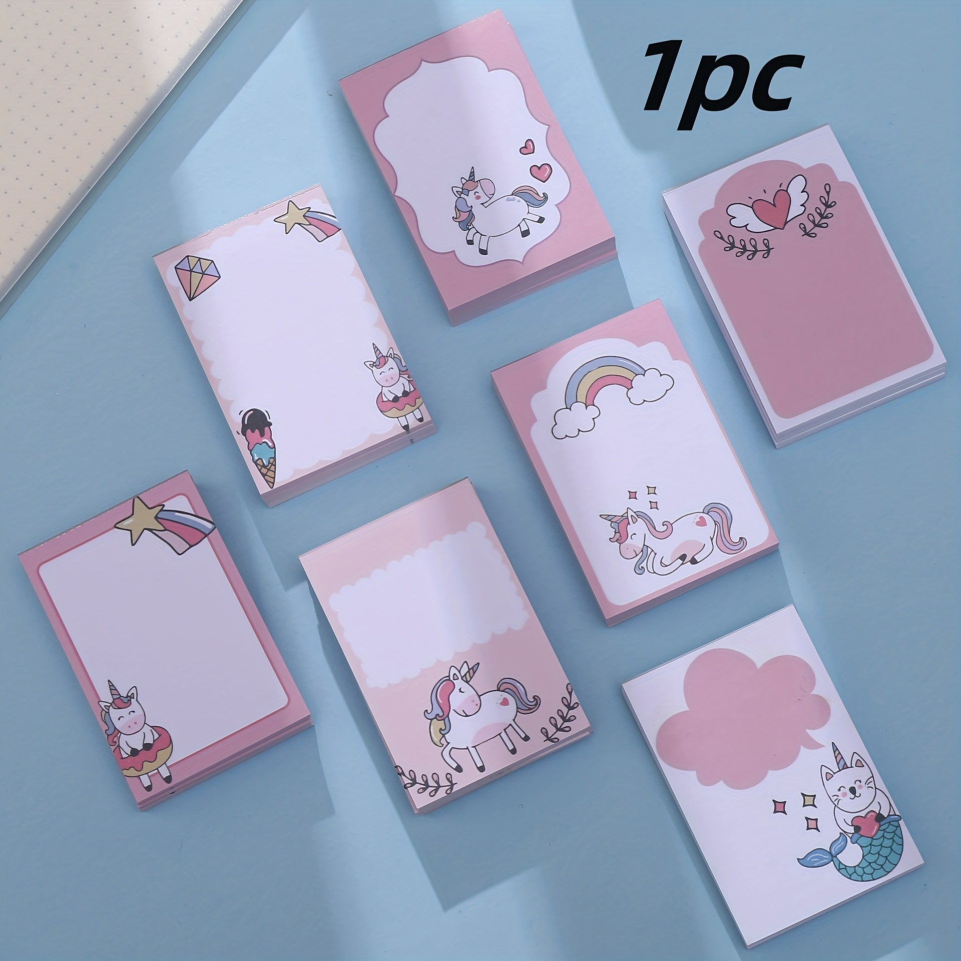 Creative Unicorn Sticky Notes Paper Stationery For Students
