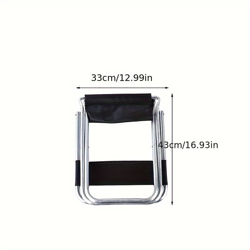 Foldable Fishing Stool Aluminium Alloy Outdoor Camping Seat