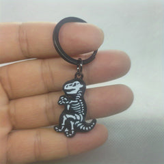 Ghost Skull Dino Keychain Halloween Gift