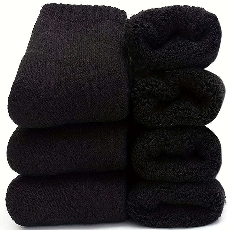 3 Pairs Warm Mid Tube Socks Women's Stockings