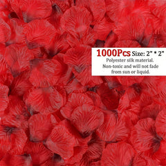 I Love You Balloon & Heart Balloon Set Rose Petal Decoration