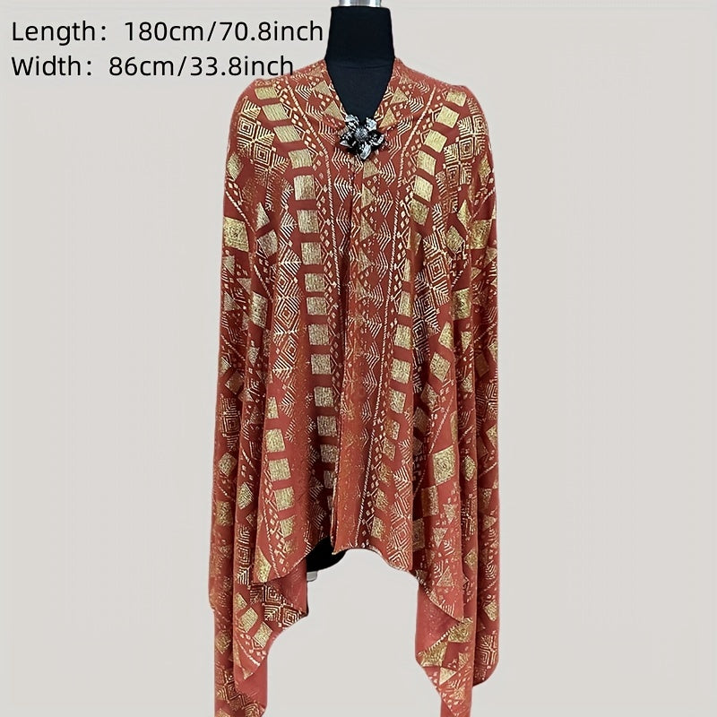 1920s Vintage Shawl Classic Head Wrap Turban Scarf for Women
