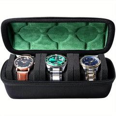 Hard Watch Travel Case - Watch Roll Storage Organizer Women Men