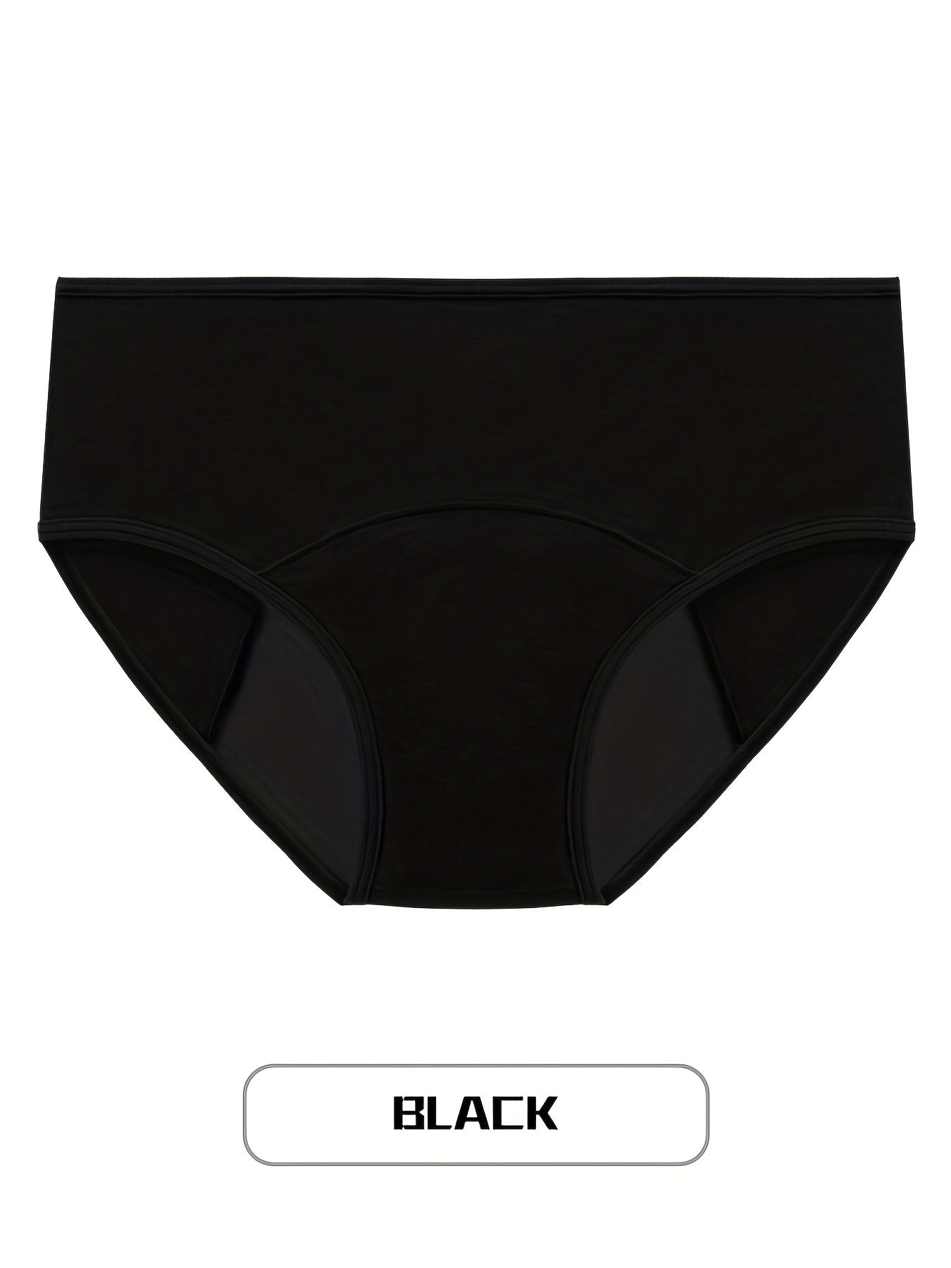 4pcs Period Panties Full Coverage Anti Leak Comfy & Breathable Women's Underwear
