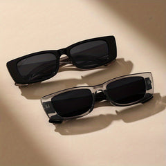 Y2K Rectangle Sunglasses Punk Anti Glare Glasses UV400