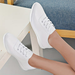 Women's Lightweight Lace Up Sneakers Anti-skid Shoes