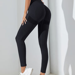 High Waist Stretchy Sports Tight Pants: Slimming Yoga Fitness Leggings