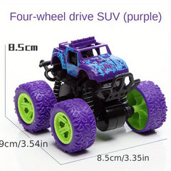 2pcs Off-road Engineering Inertial Stunt Vehicle