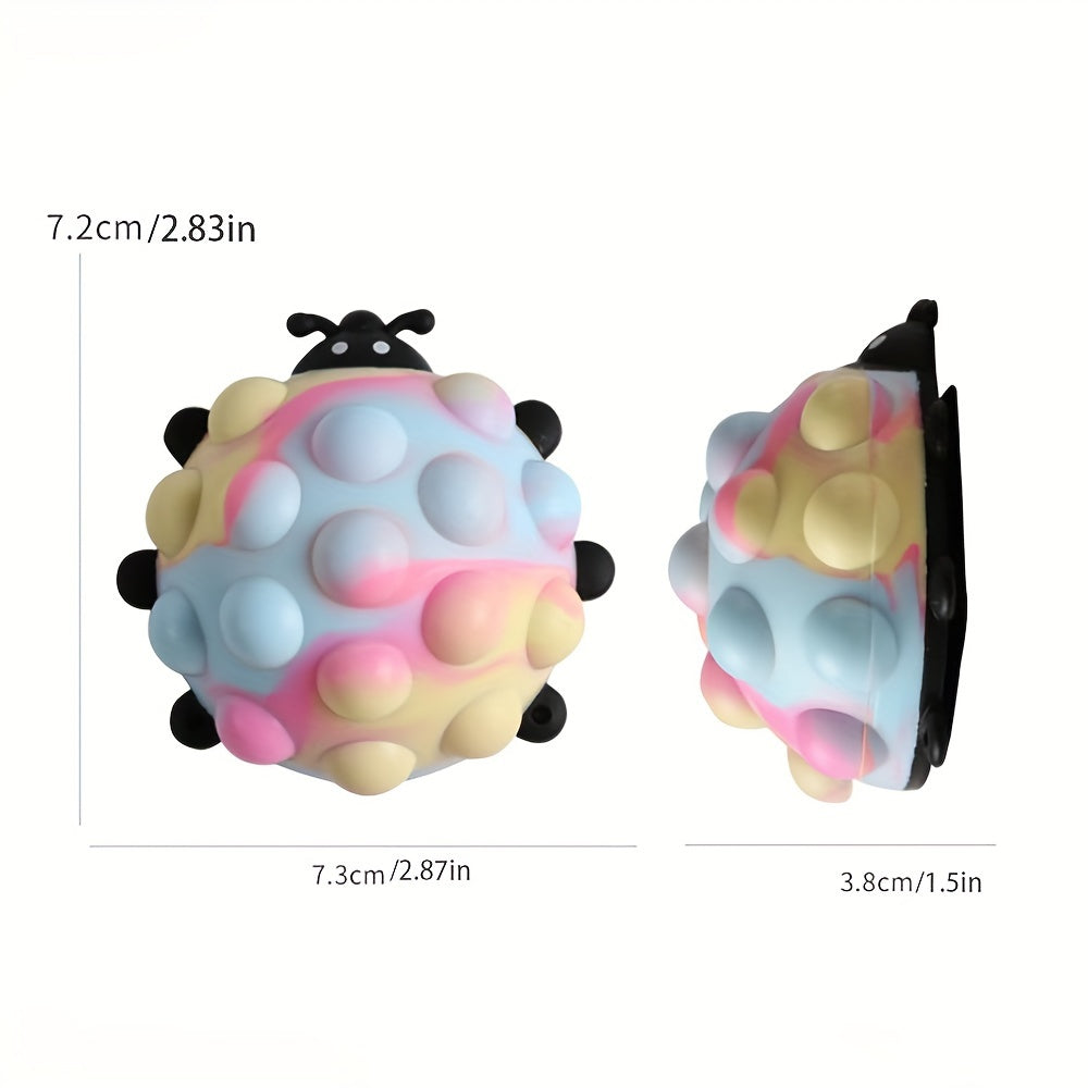 Squeeze Stress Relief Toy with 3D Ball & Silicone Suction Cup
