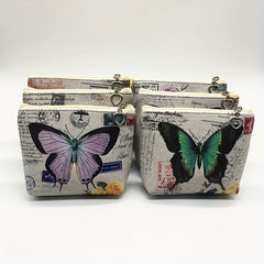 Retro Butterfly Coin Purse for Girls Small Storage Bag