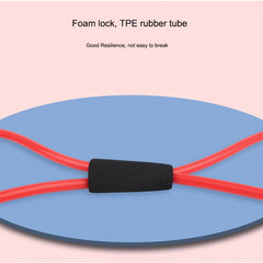 8 Shaped Fitness Puller Yoga Elastic Resistance Band Home Exercise Equipment