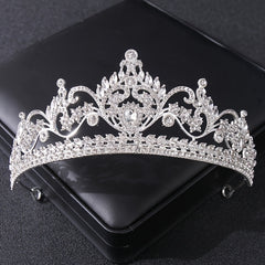 Golden Floral Wedding Bridal Crown Tiara