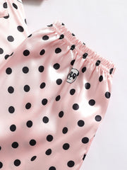 Girls Panda Print Pajama Set