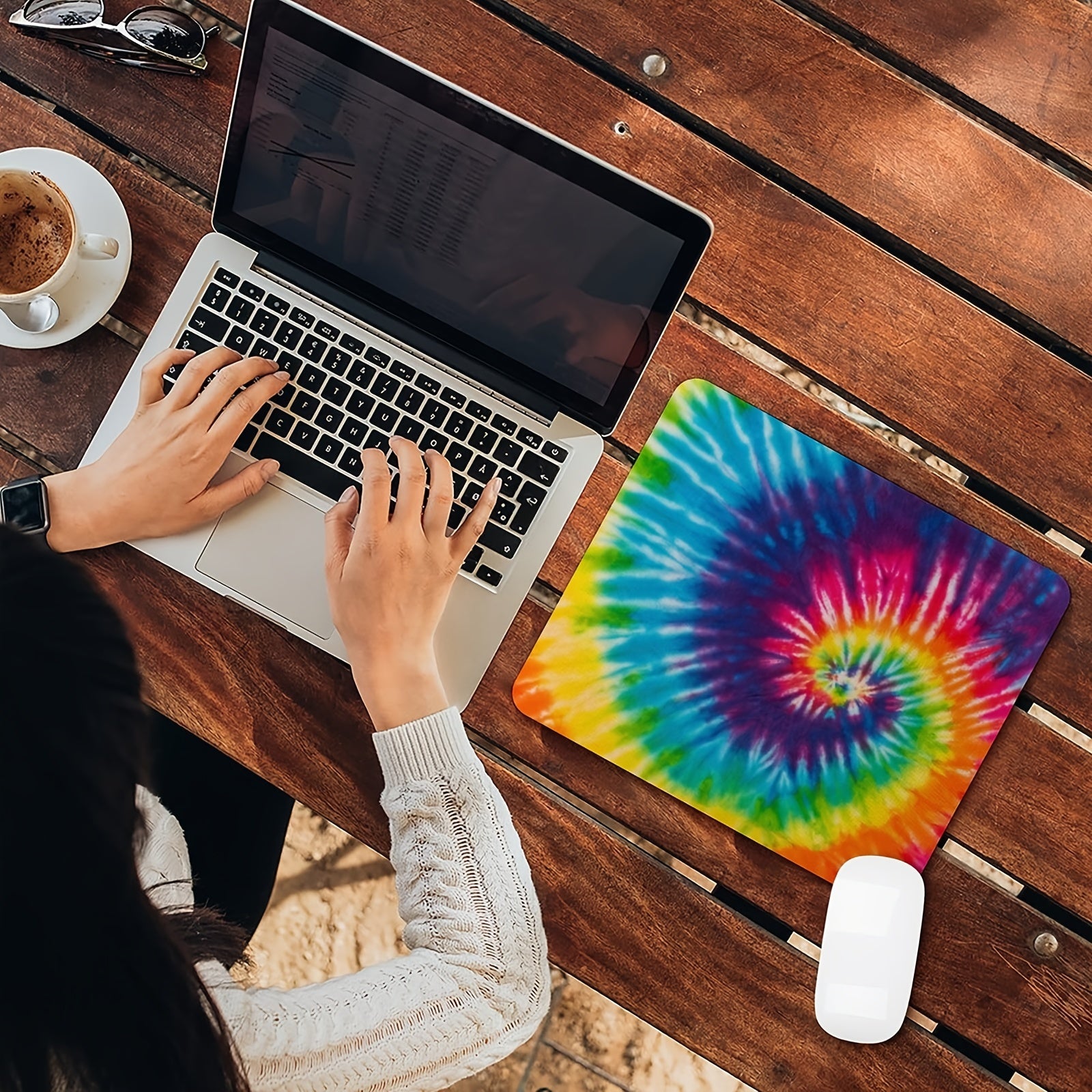 Abstract Swirl Mouse Pad