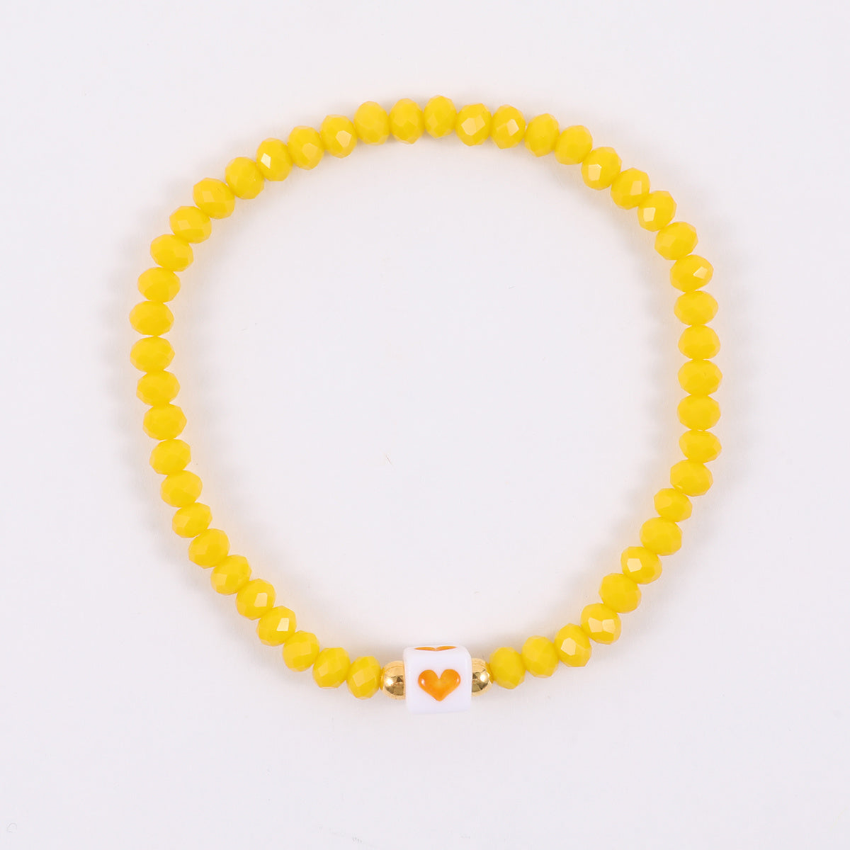Kids Stained Glass Beads Bracelet for Everyday Wear and Party