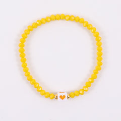 Kids Stained Glass Beads Bracelet for Everyday Wear and Party