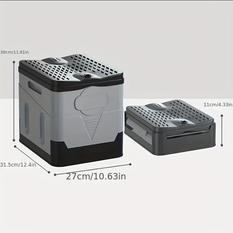 Foldable Portable Toilet for Camping and Car Travel - Hygienic Outdoor Solution