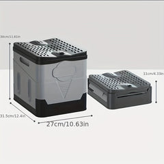 Foldable Portable Toilet for Camping and Car Travel - Hygienic Outdoor Solution