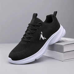 Men's Graphic Print Lace-up Sneakers Athletic Shoes
