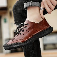 Men's Stitch Elastic Band Sneakers for Hiking Climbing