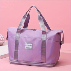 Large Capacity Handheld Fitness Bag Waterproof Foldable Scratch Resistant