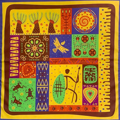 Soft African Tribal Headscarf Geometric Pattern Machine Washable for Halloween