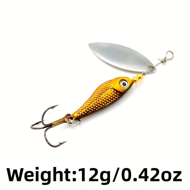 16pcs Spinner Baits Kit for Bass Trout Walleye Salmon Fishing