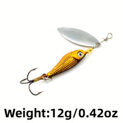 16pcs Spinner Baits Kit for Bass Trout Walleye Salmon Fishing