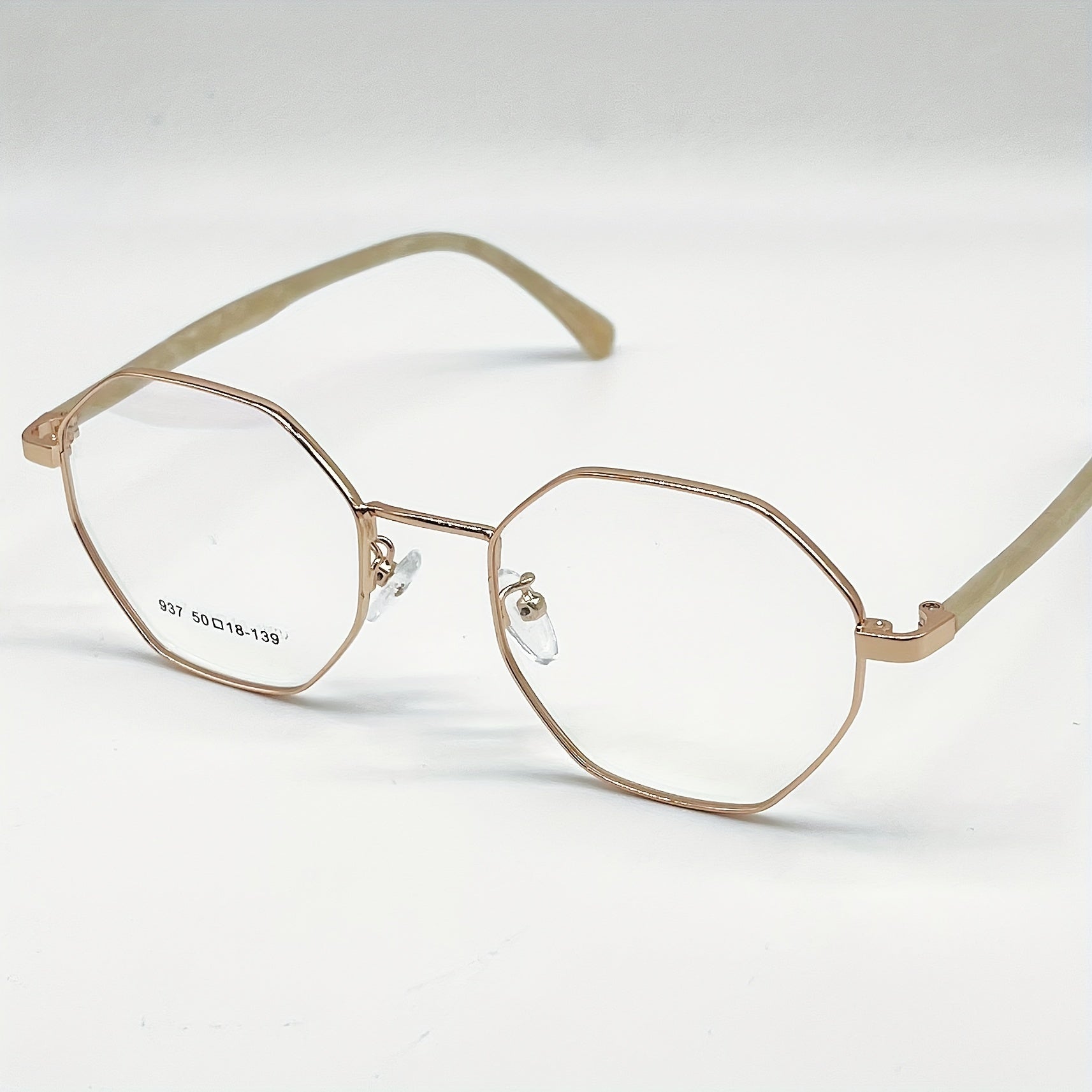 Irregular Metal Frame Glasses Anti-light for Men Student