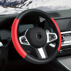 Colorful Car Steering Wheel Cover Anti Sweat Blocking Leather Universal