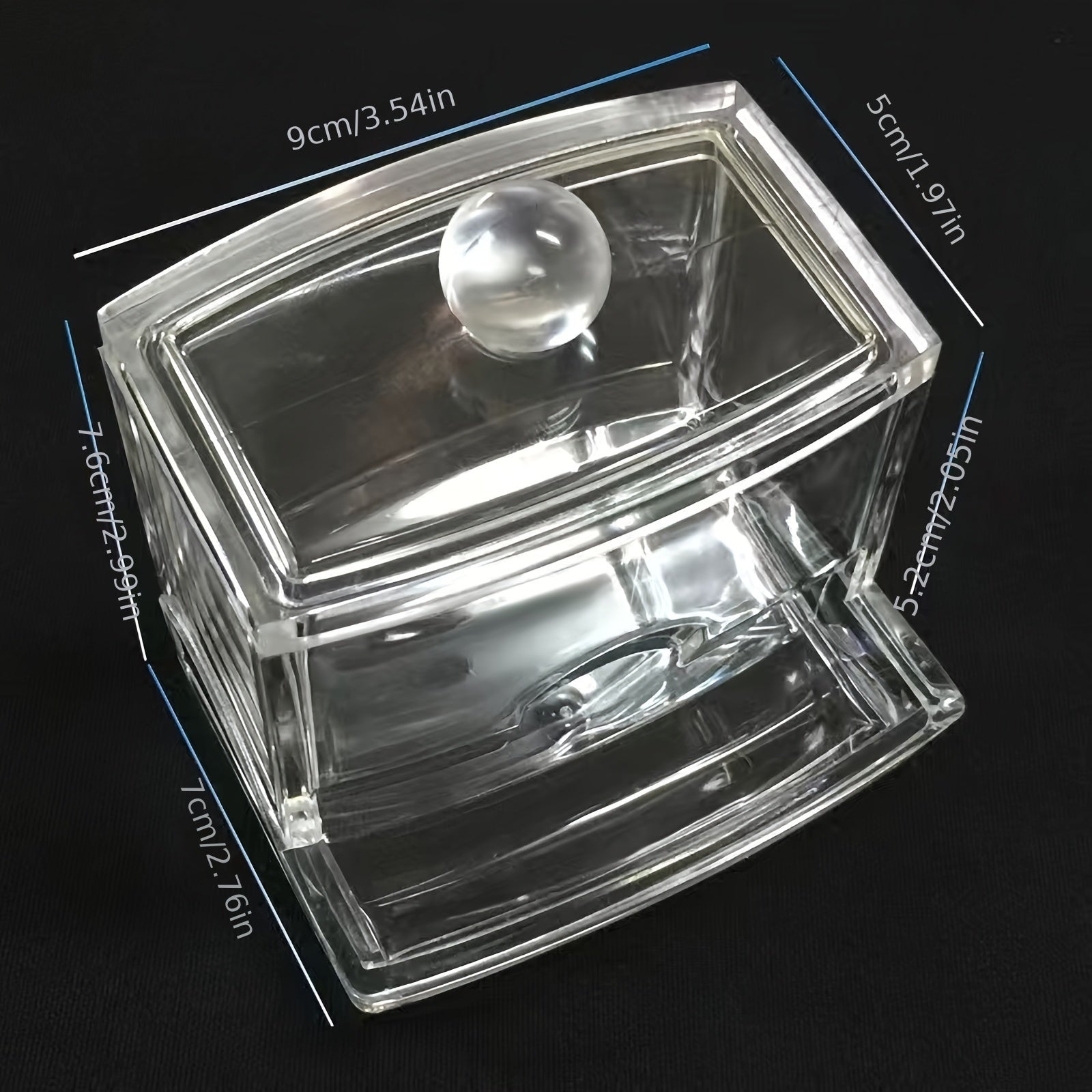 Cotton Swab Cotton Pad Holder Bathroom Storage Box